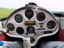 Blanik L-13 sailplane cockpit panel view