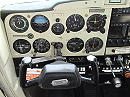 Cessna 152 airplane cockpit